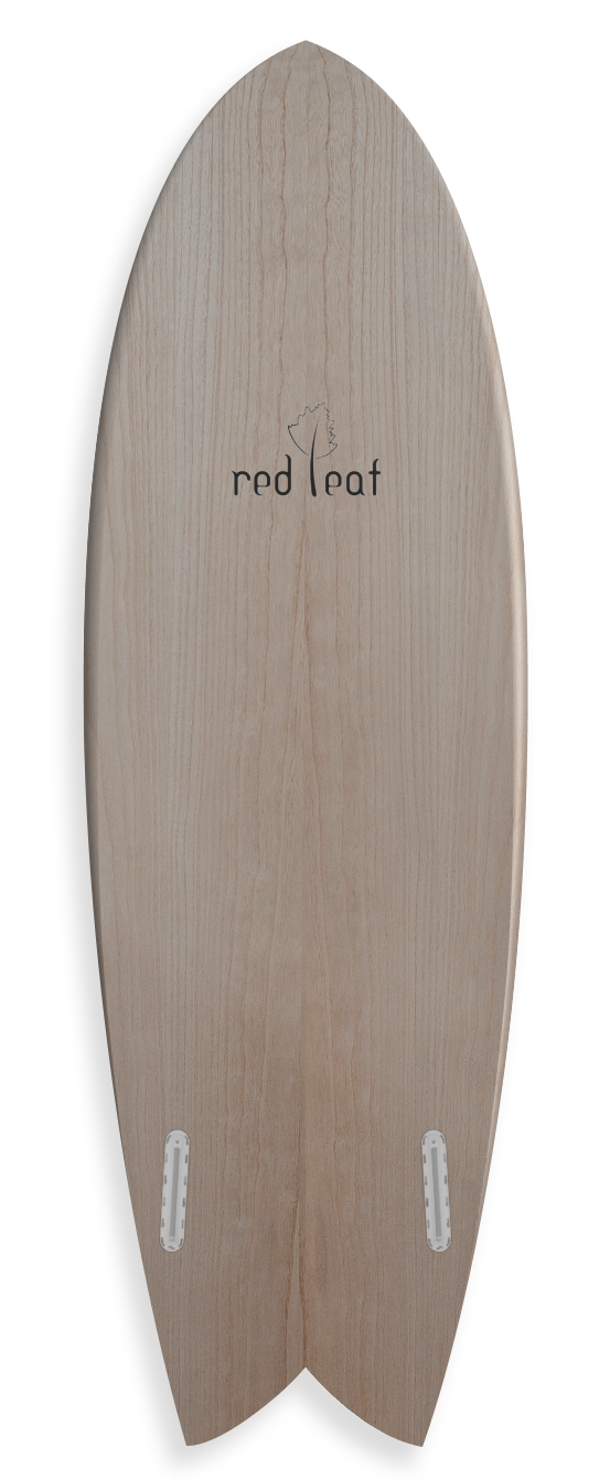 Fish Wooden Surfboard — Red Leaf Surfboards